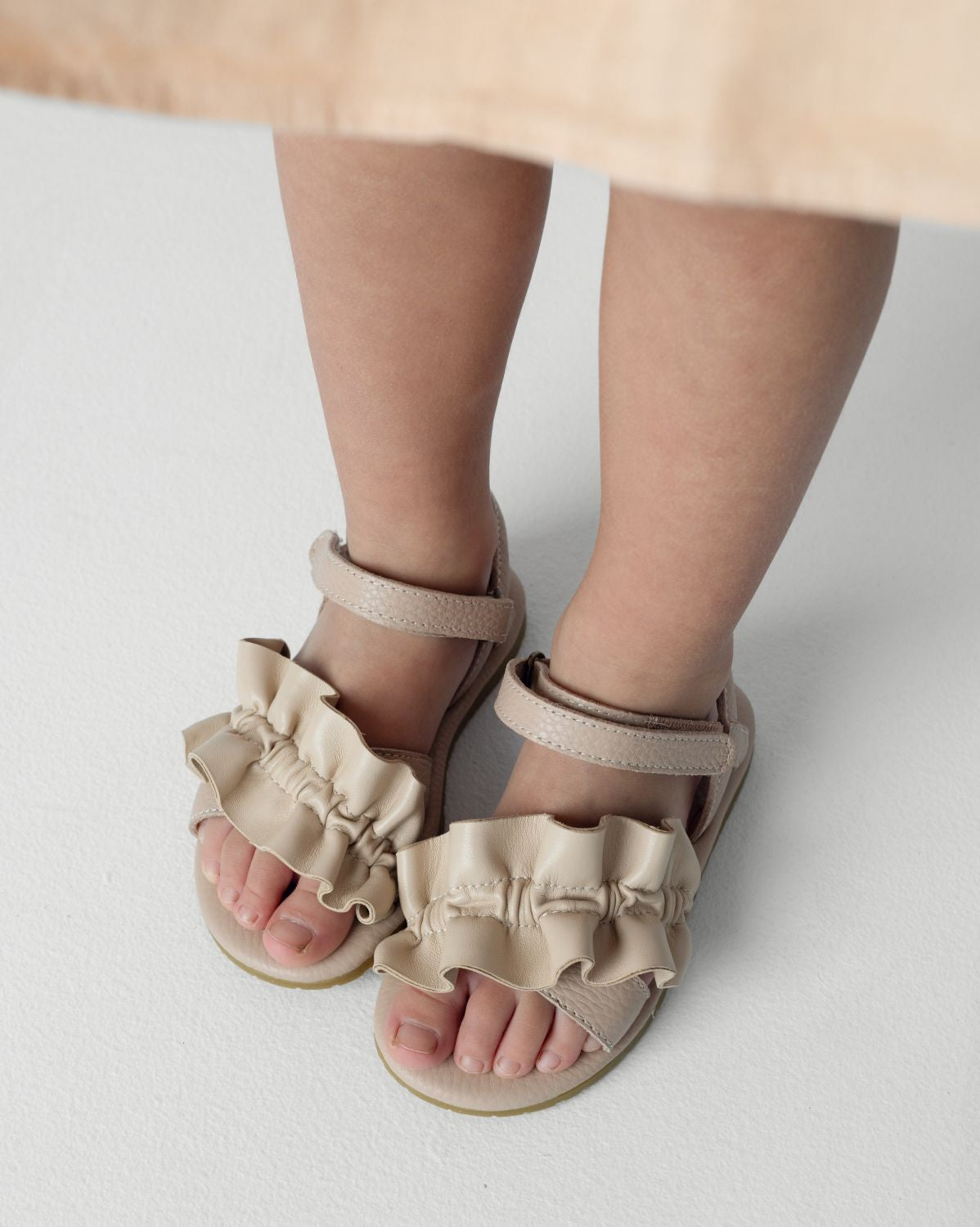 Fine Sandals | Ivory Leather