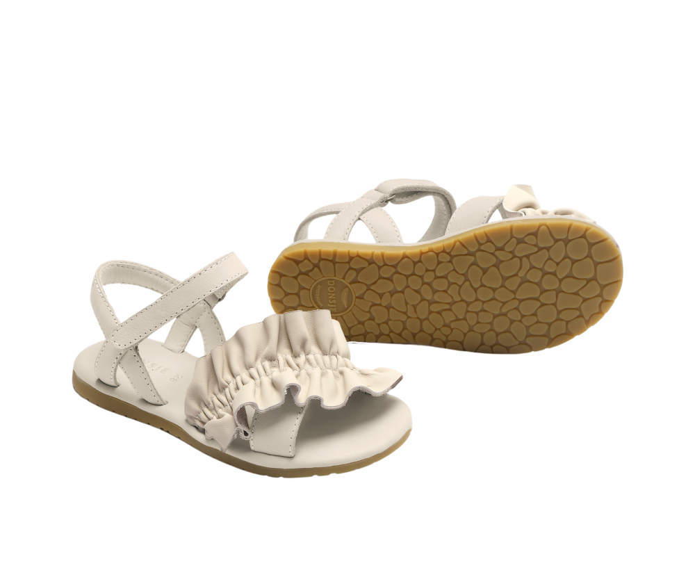 Fine Sandals | Ivory Leather