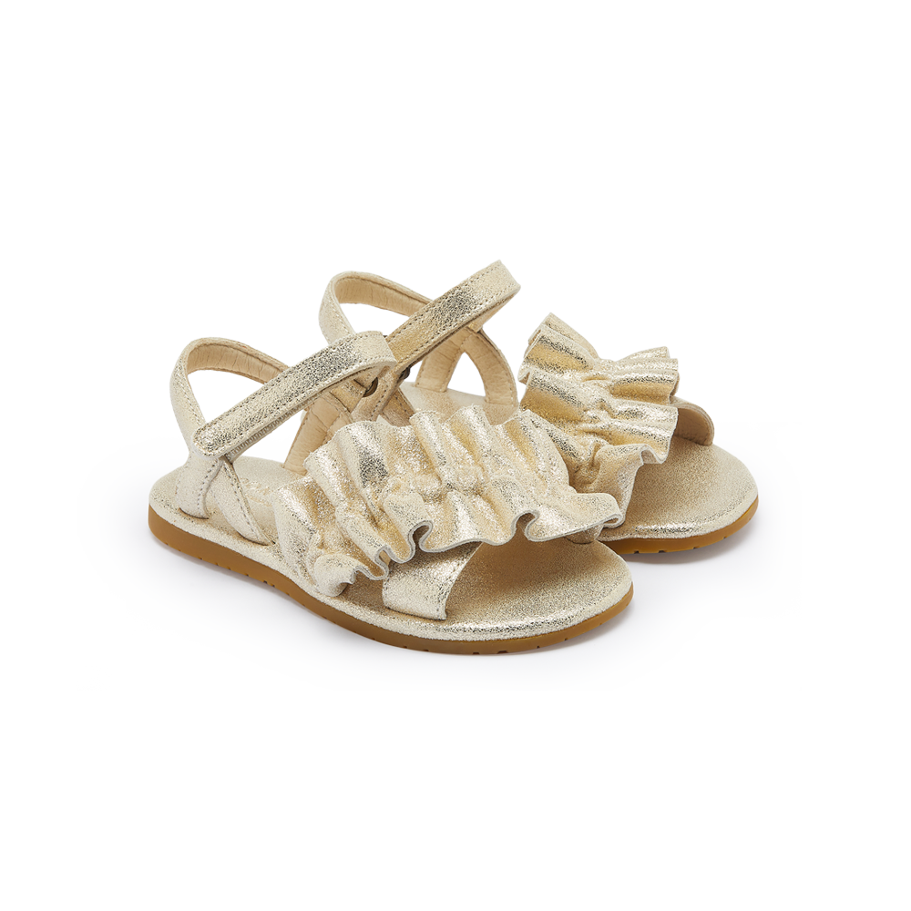 Fine Sandals | Silver Metallic Leather