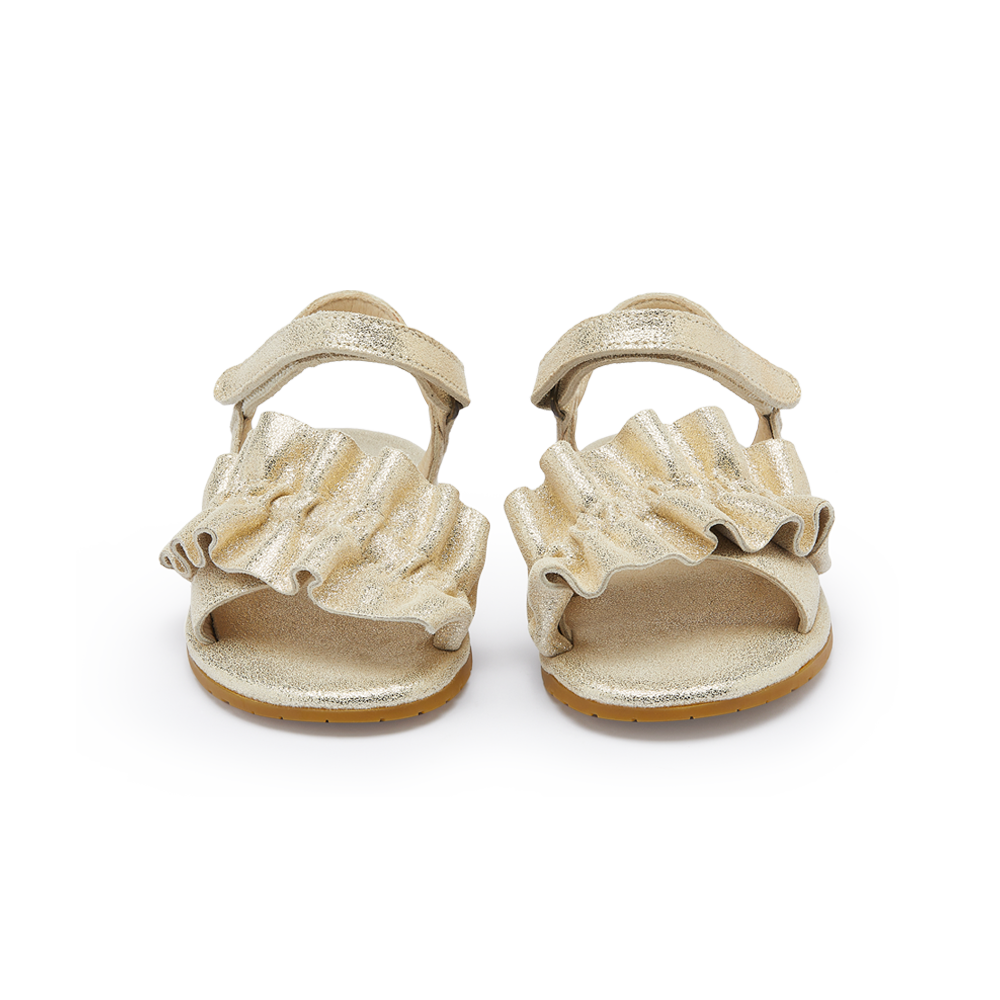Fine Sandals | Silver Metallic Leather