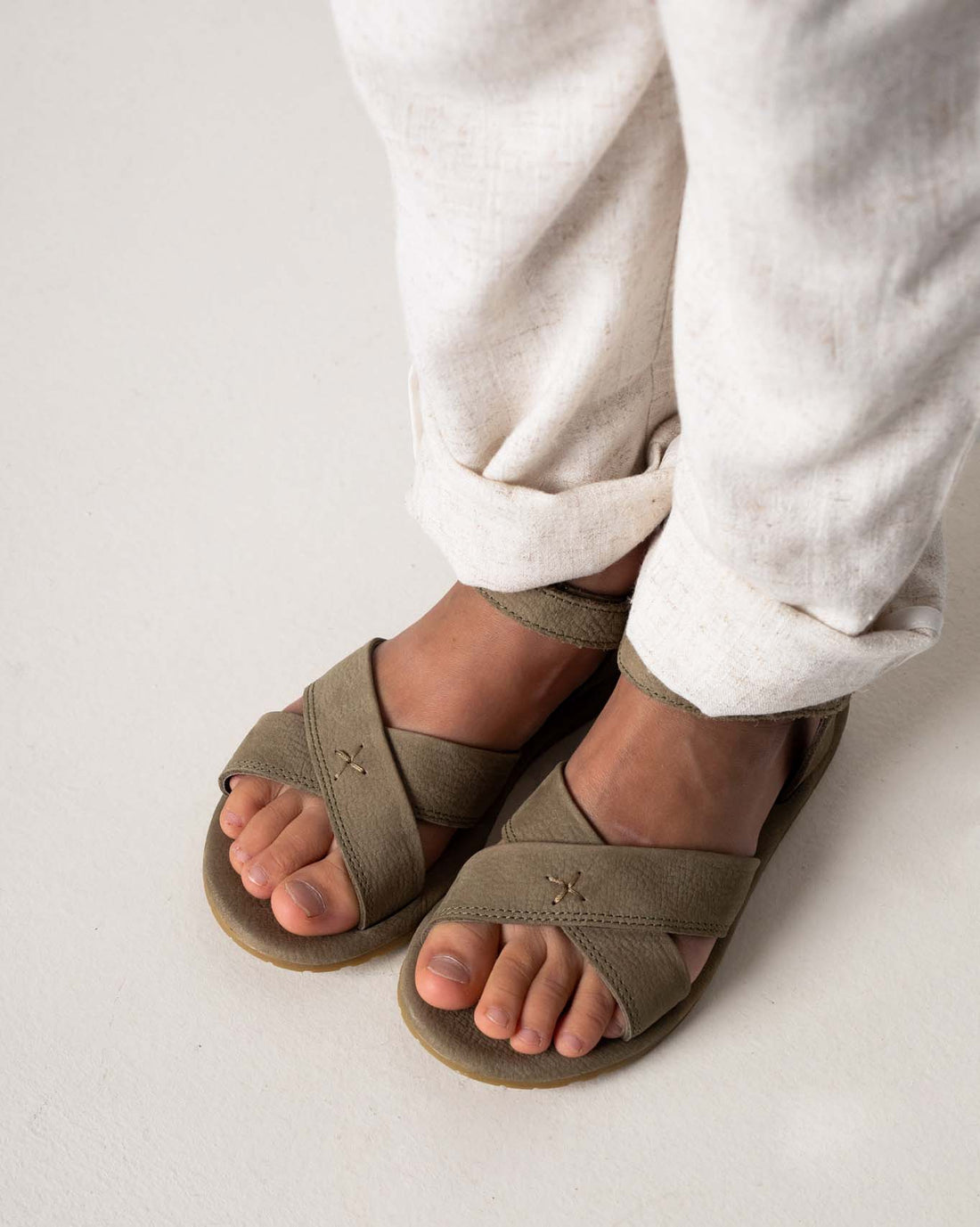 Otis Sandals | Sage Betting Leather