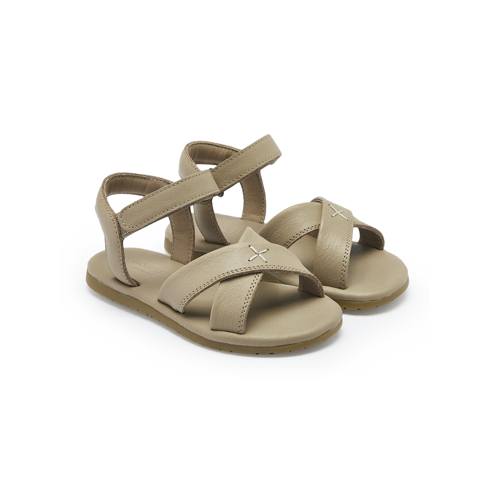 Otis Sandals | Taupe Leather