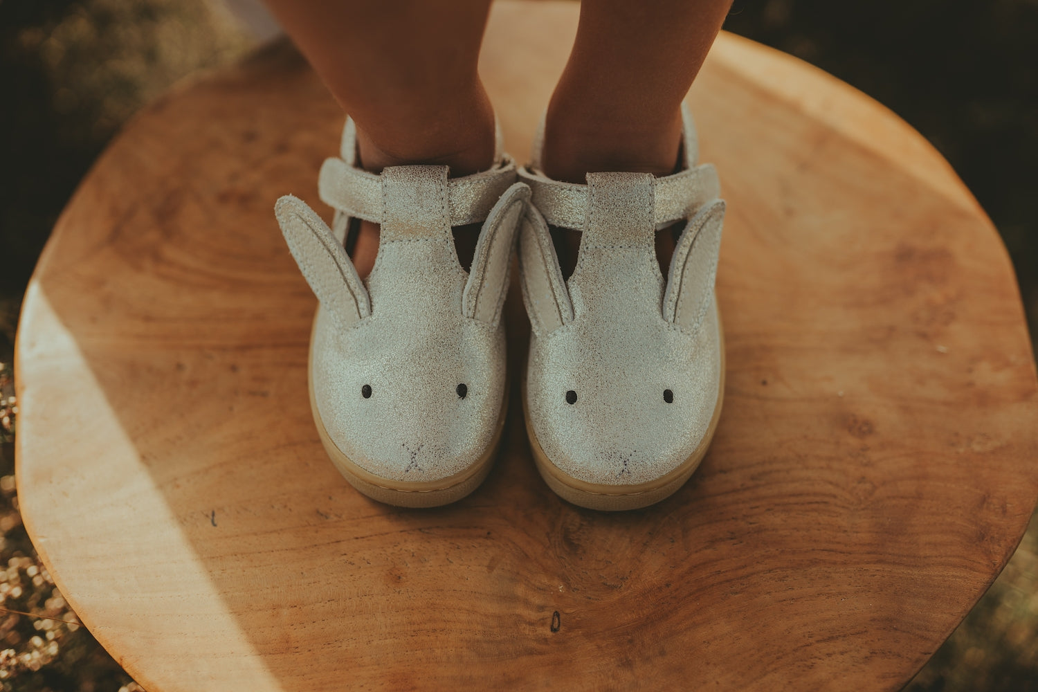 Qesterre Shoes | Bunny | Silver Metallic Leather