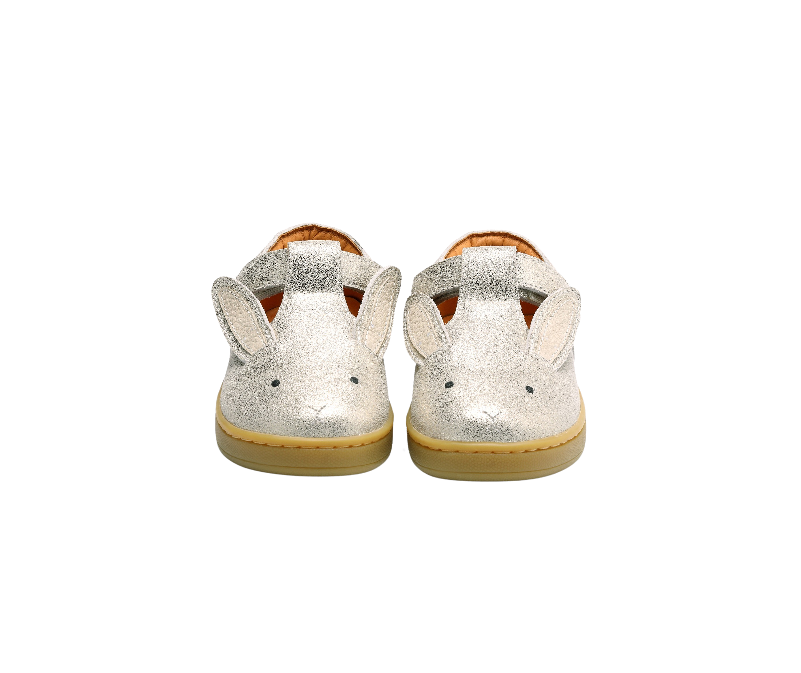 Qesterre Shoes | Bunny | Silver Metallic Leather