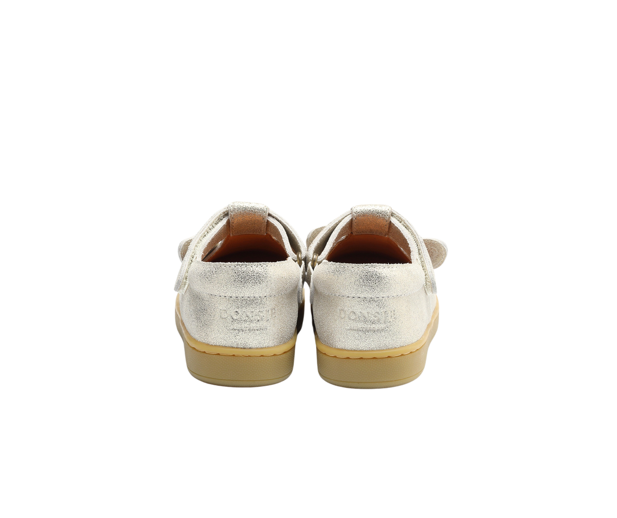 Qesterre Shoes | Bunny | Silver Metallic Leather