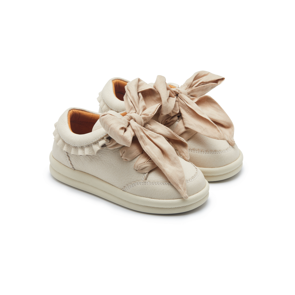 Lexley Sneakers | Cream Leather