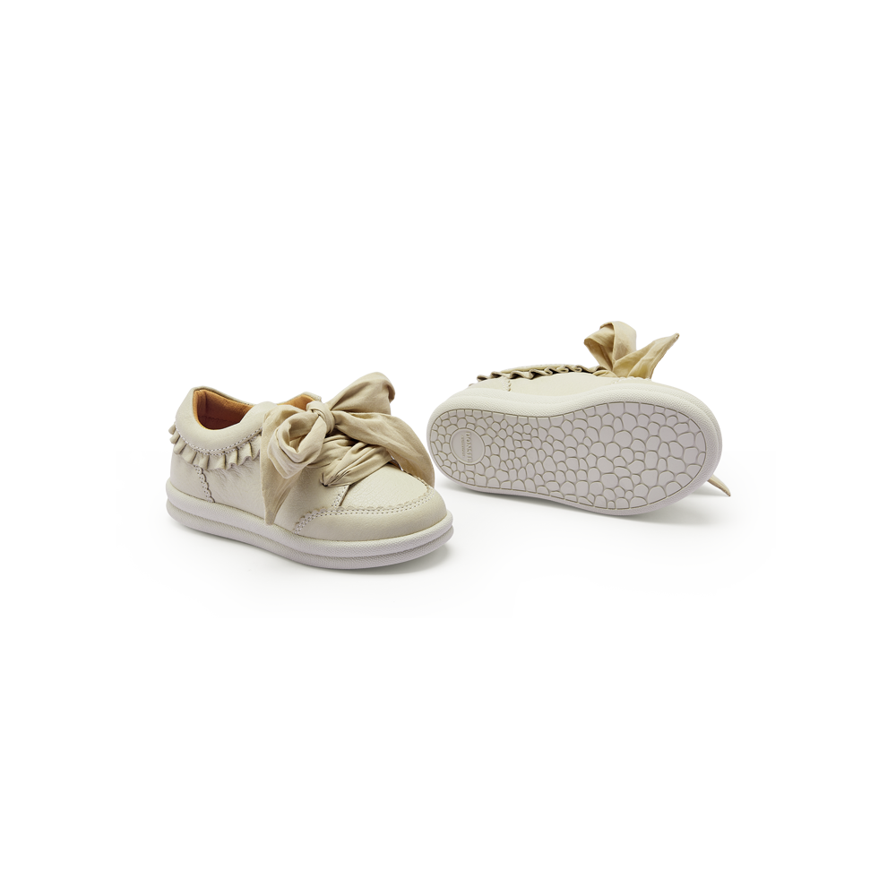 Lexley Sneakers | Cream Leather