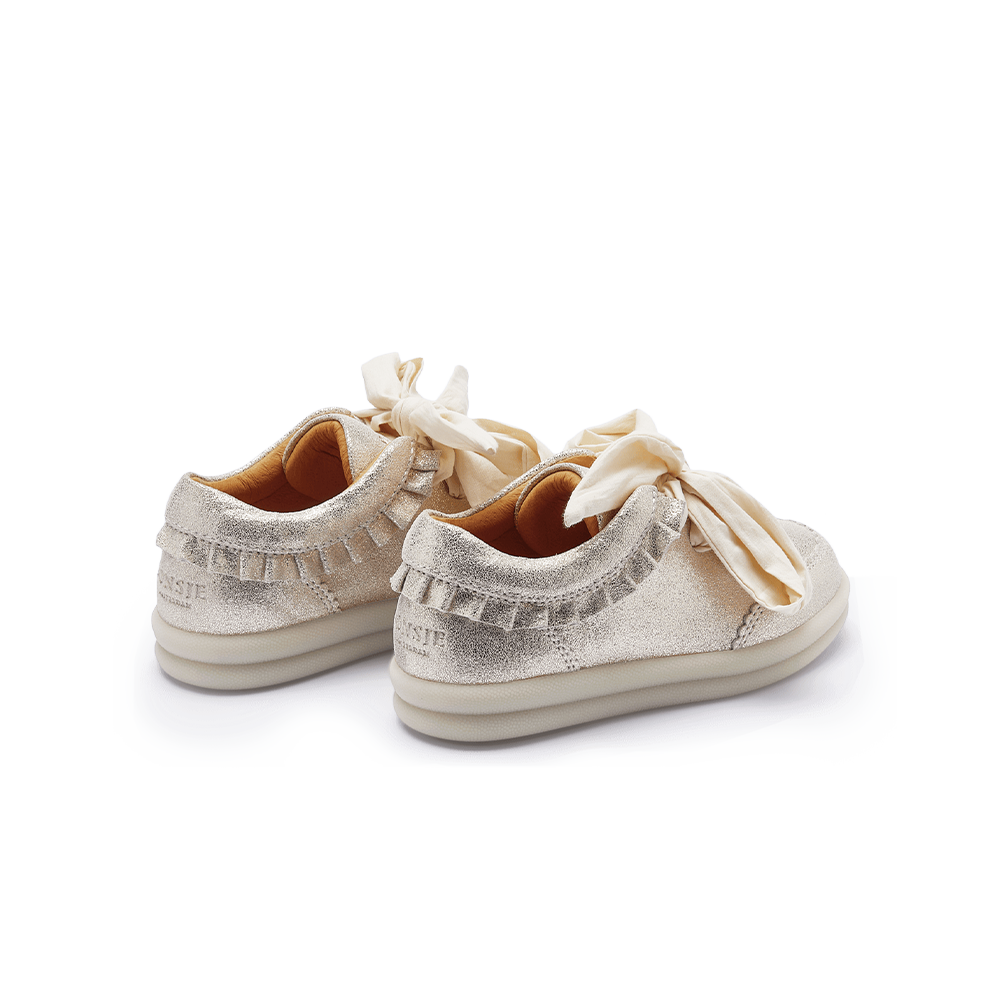 Lexley Sneakers | Silver Metallic Leather