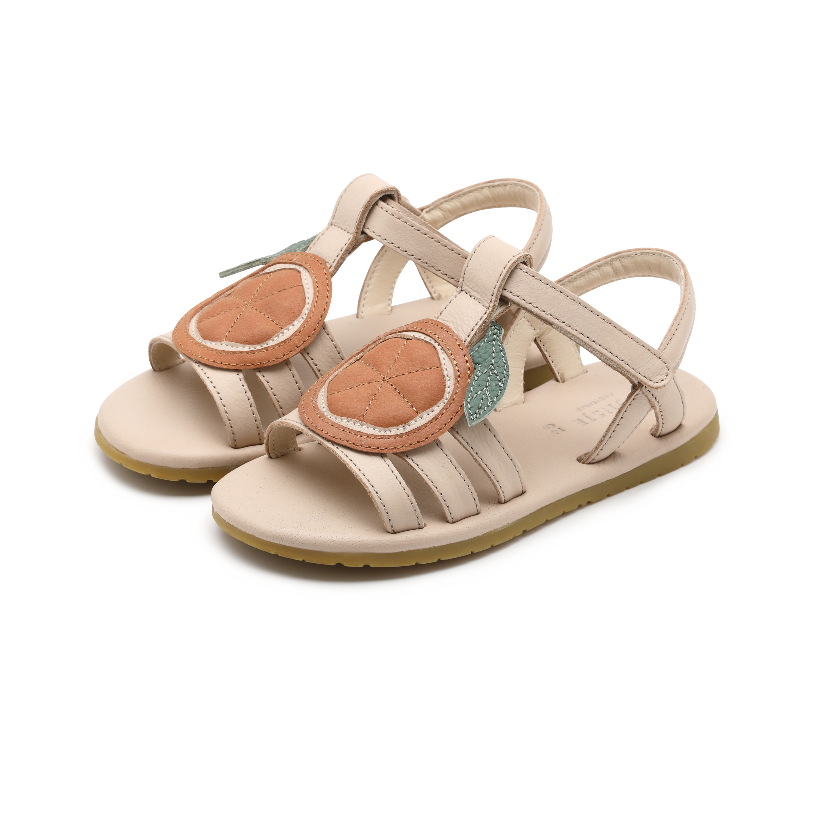 Zodie Sandals | Arancia | Cream Leather