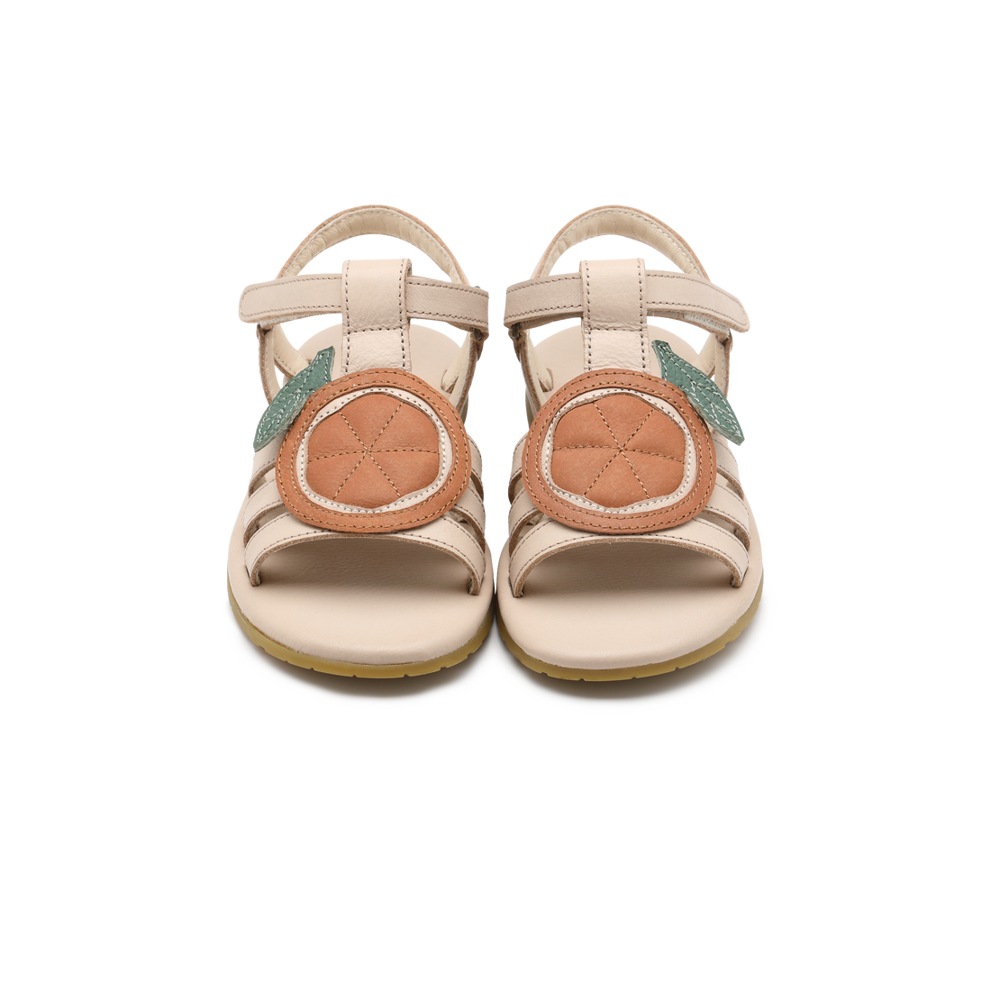 Zodie Sandals | Arancia | Cream Leather