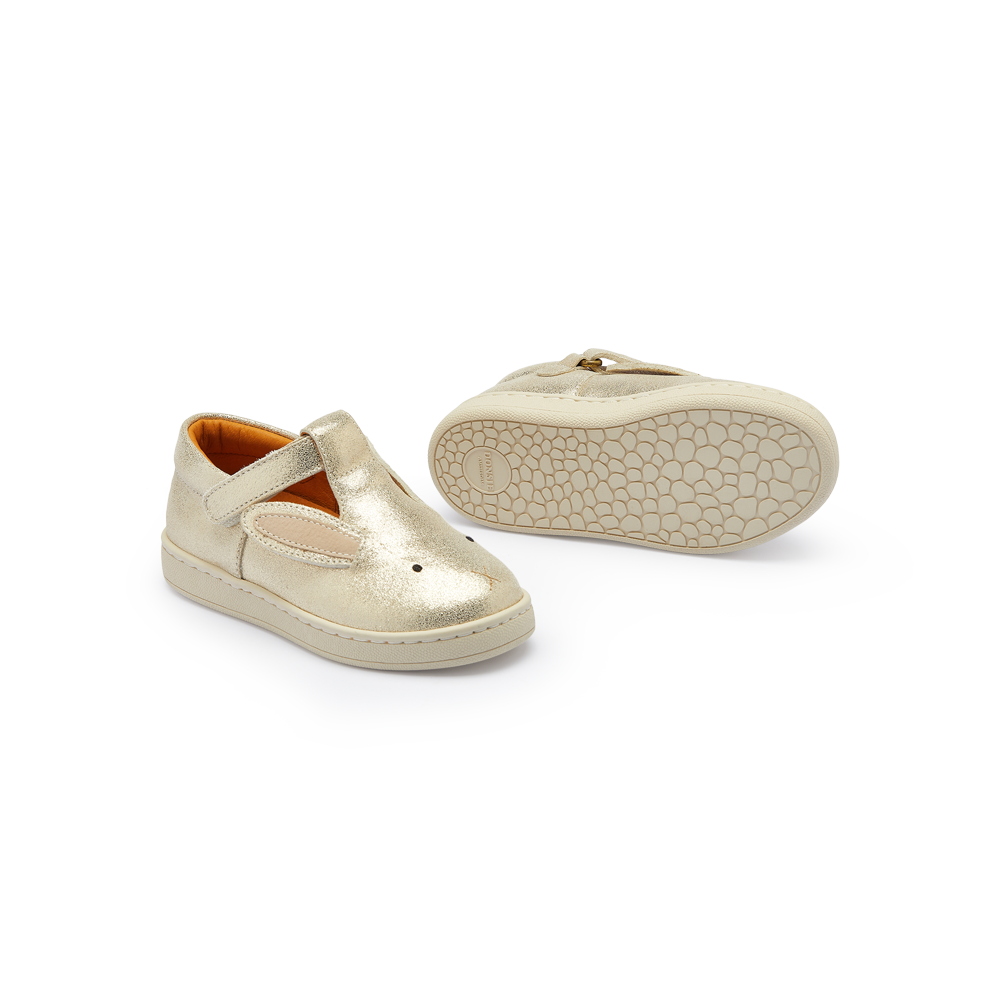 Esterre Shoes | Bunny | Silver Metallic Leather