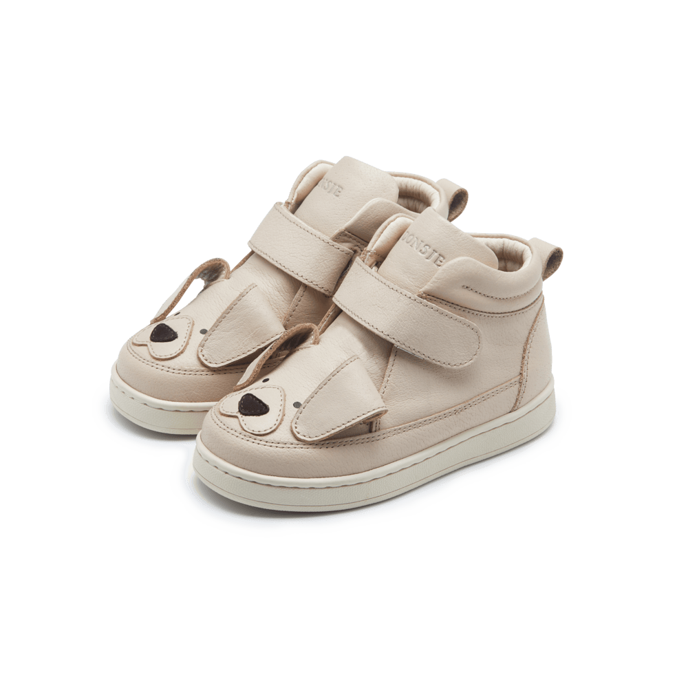 Mika Sneakers | Golden Retriever | Ivory Leather
