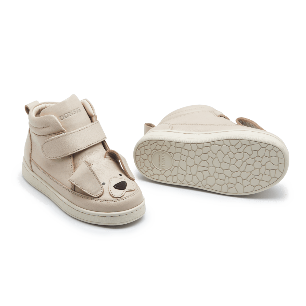 Mika Sneakers | Golden Retriever | Ivory Leather