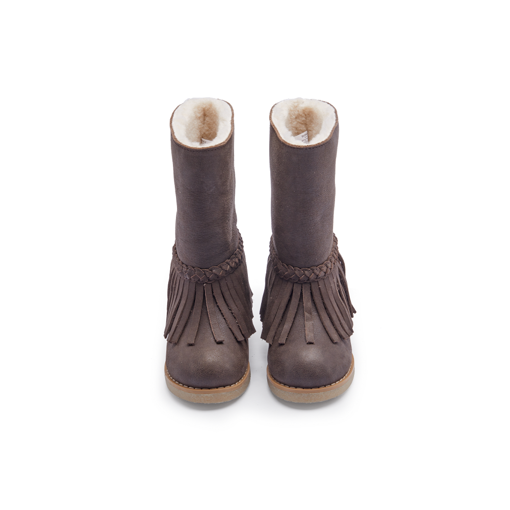 Daffy Boots | Dark Brown Leather