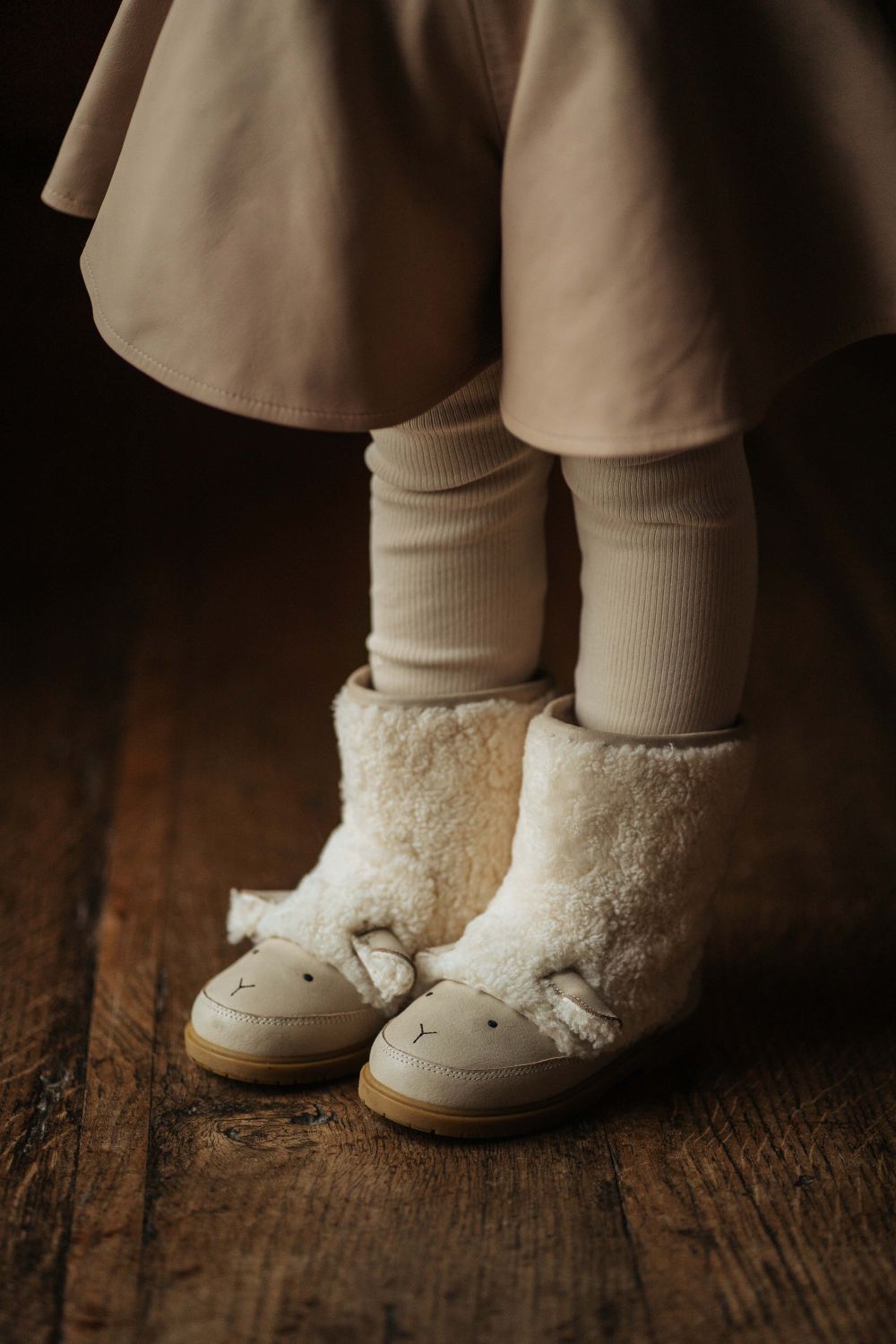 Wadou Boots | Lammy | Off White Curly Sheep Wool