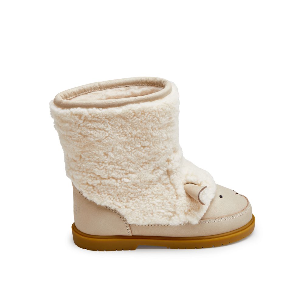 Wadou Boots | Lammy | Off White Curly Sheep Wool