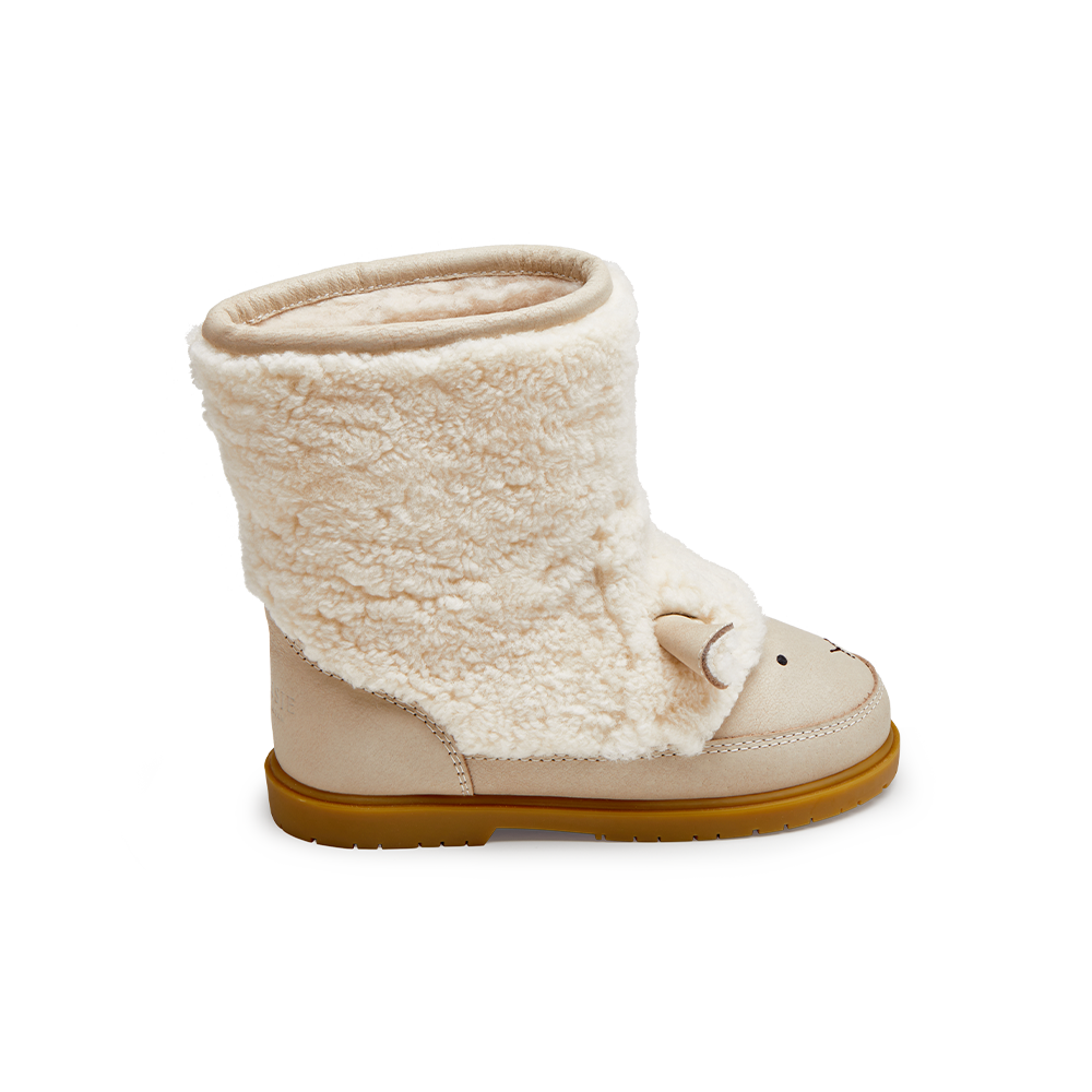 Wadou Boots | Lammy | Off White Curly Sheep Wool