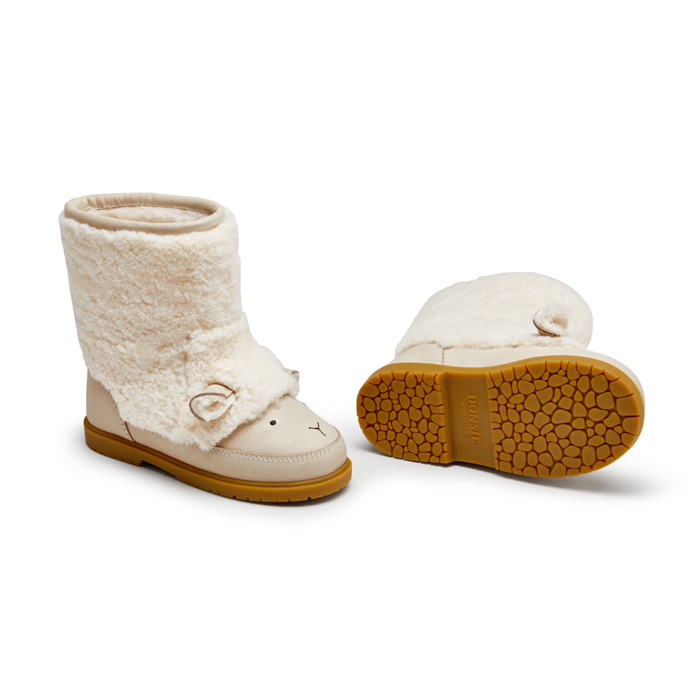 Wadou Boots | Lammy | Off White Curly Sheep Wool