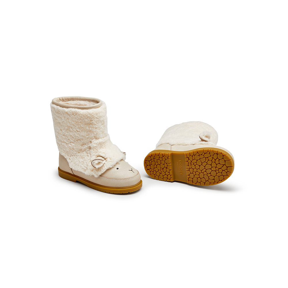Wadou Boots | Lammy | Off White Curly Sheep Wool