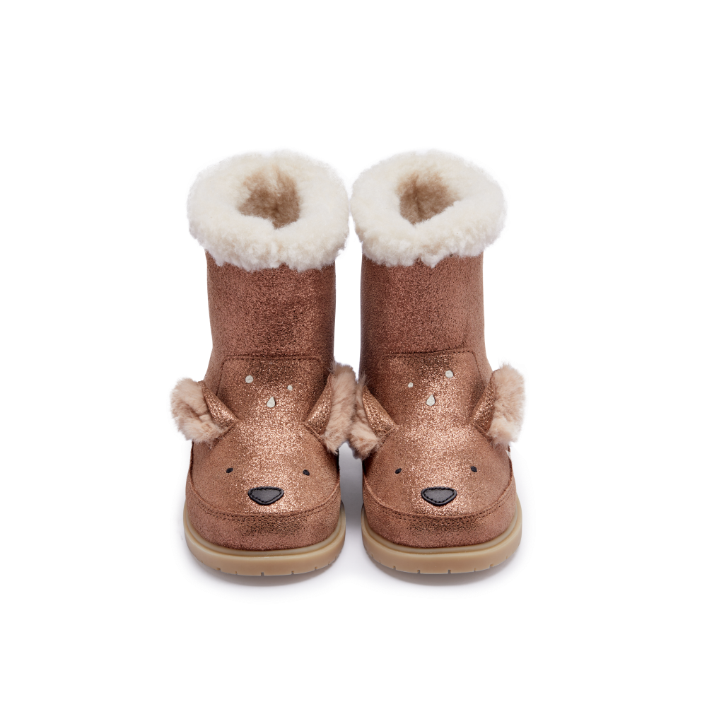 Eloniek Boots | Deer | Bronze Metallic Leather