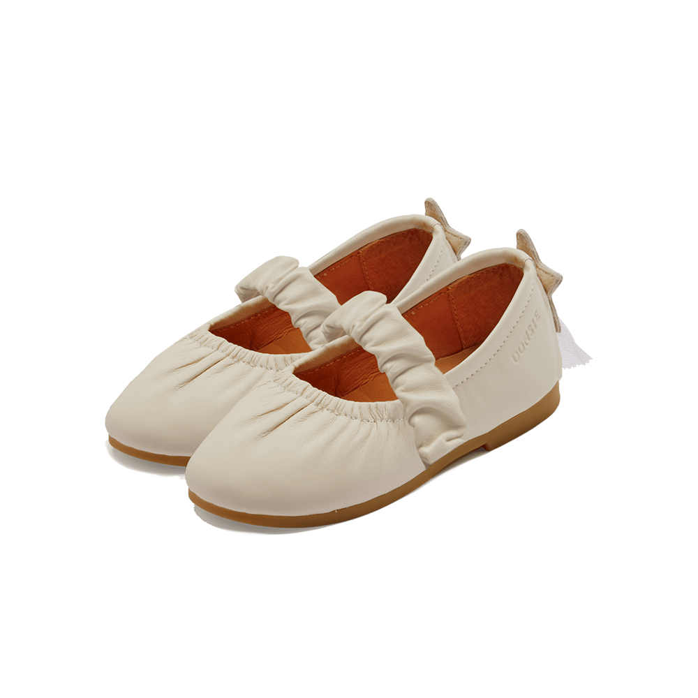 Lauran Ballerinas | Shooting Star | Cream Sheep Leather