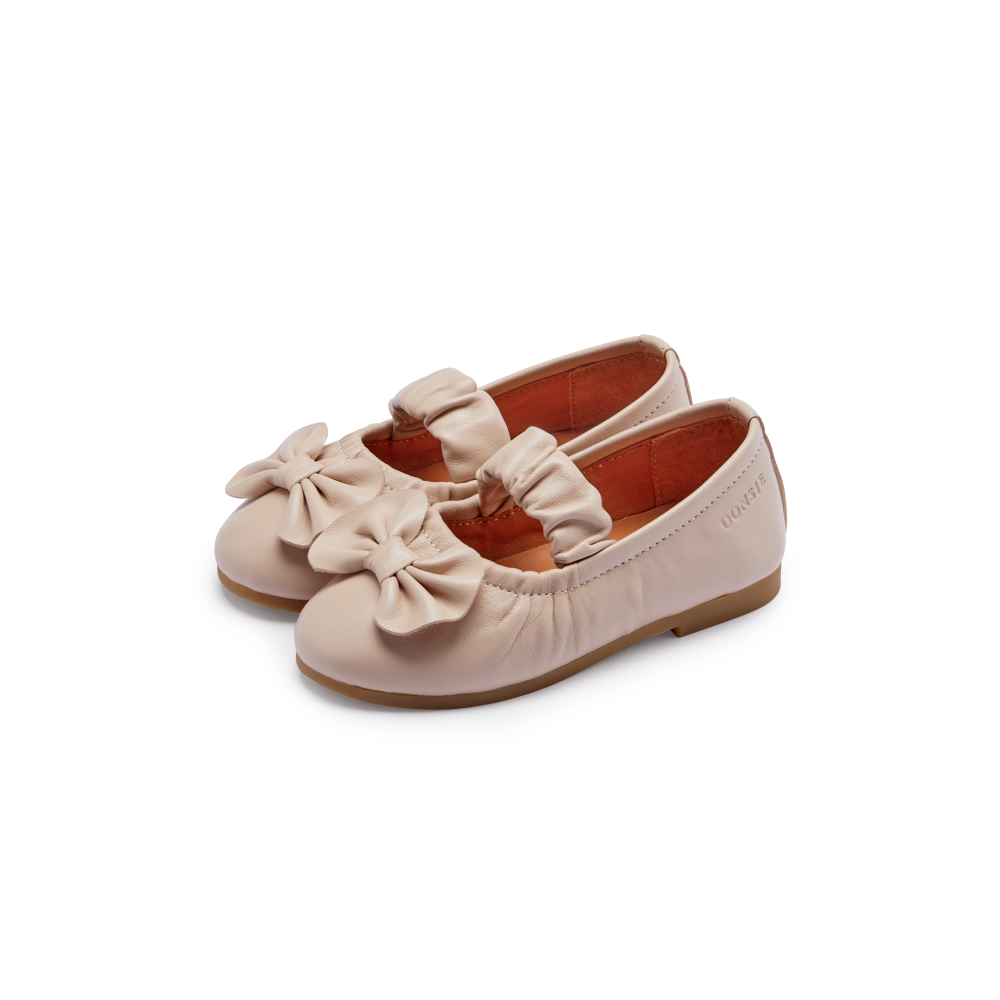 Mylah Ballerinas | Light Rose Sheep Leather