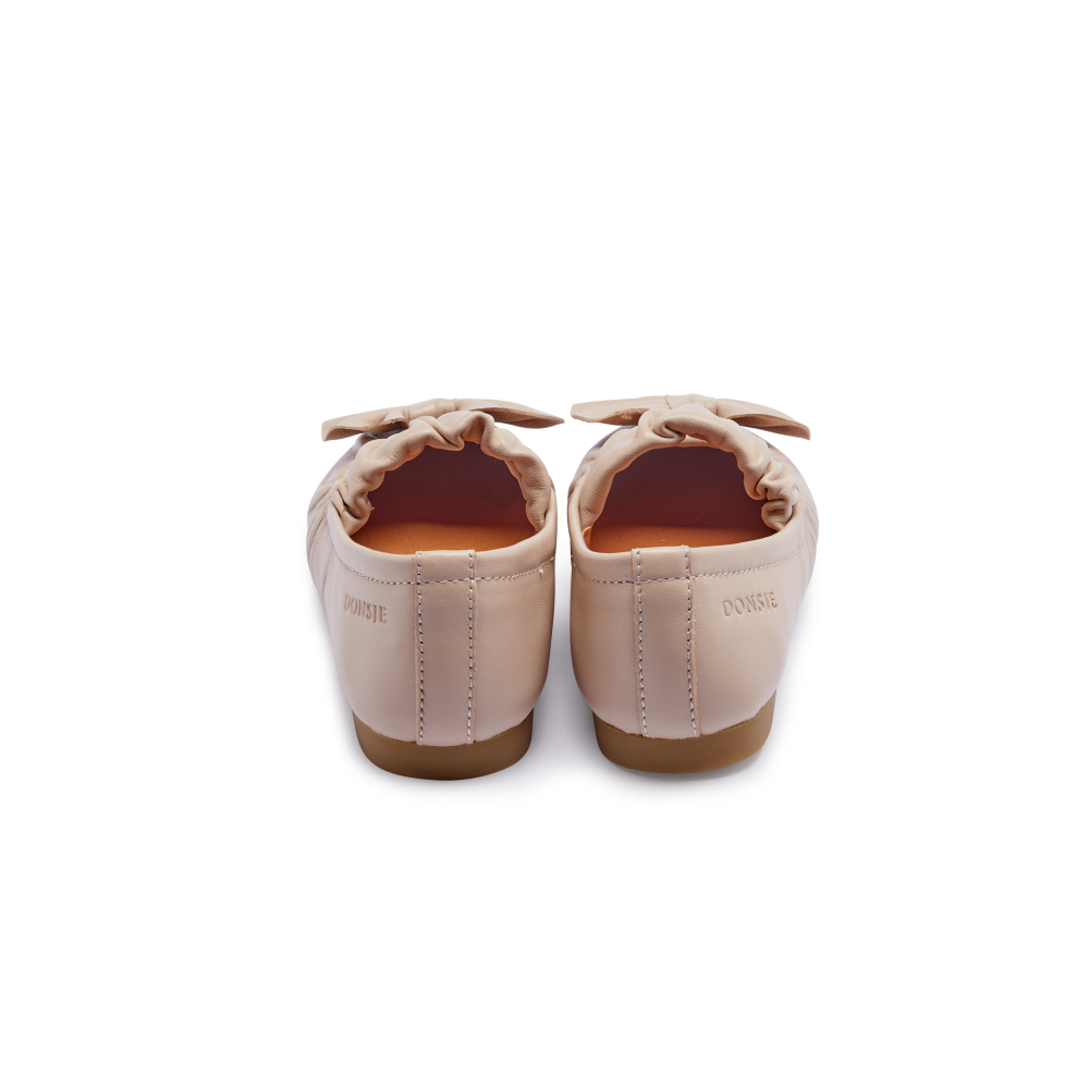 Mylah Ballerinas | Light Rose Sheep Leather