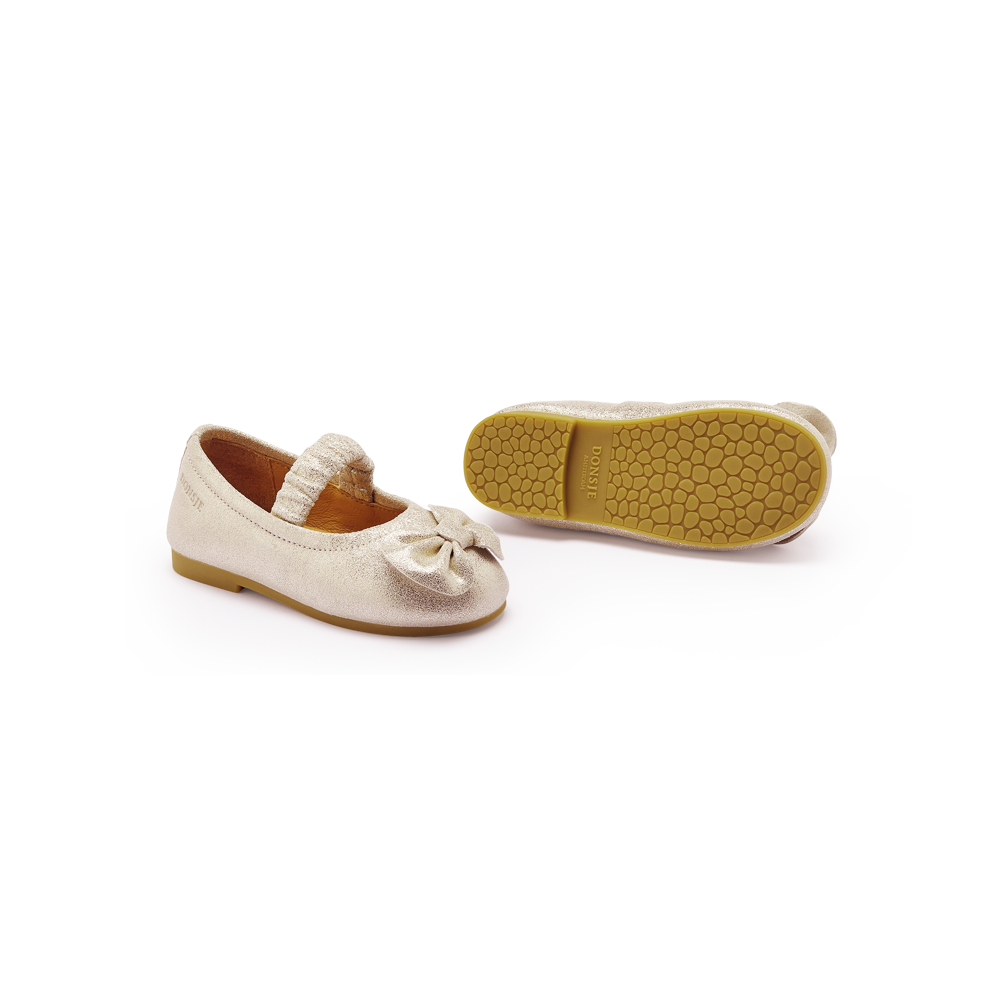 Mylah Ballerinas | Silver Metallic Leather