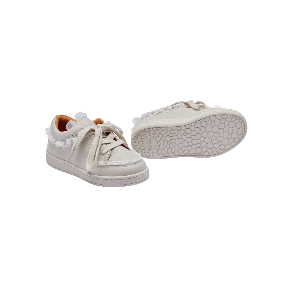 Lisel Sneakers | Off White Leather