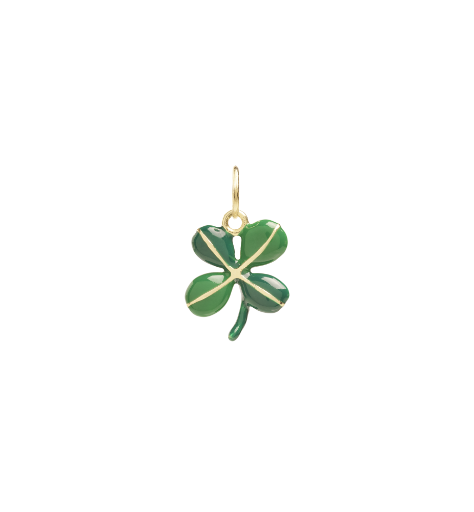 Lucky Puff Charm | Emerald Green