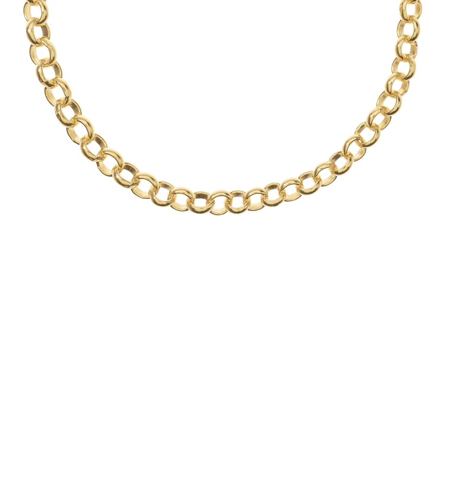 Jasseron Plain Bracelet | Gold Plated