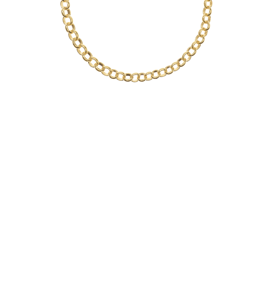 Jasseron Plain Mini Bracelet | Gold Plated