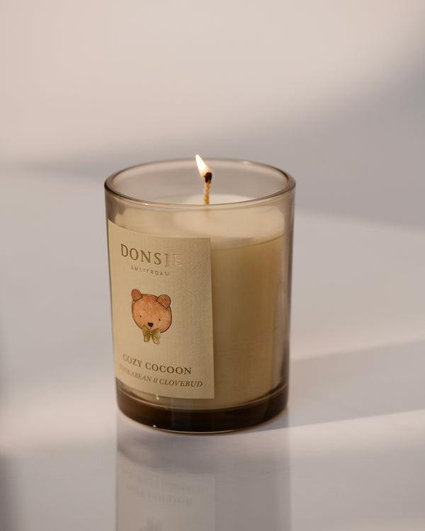 The Donsje Scented Candle for Moms and Moms-to-Be – Cozy Cocoon | Tonkabean + Clovebud