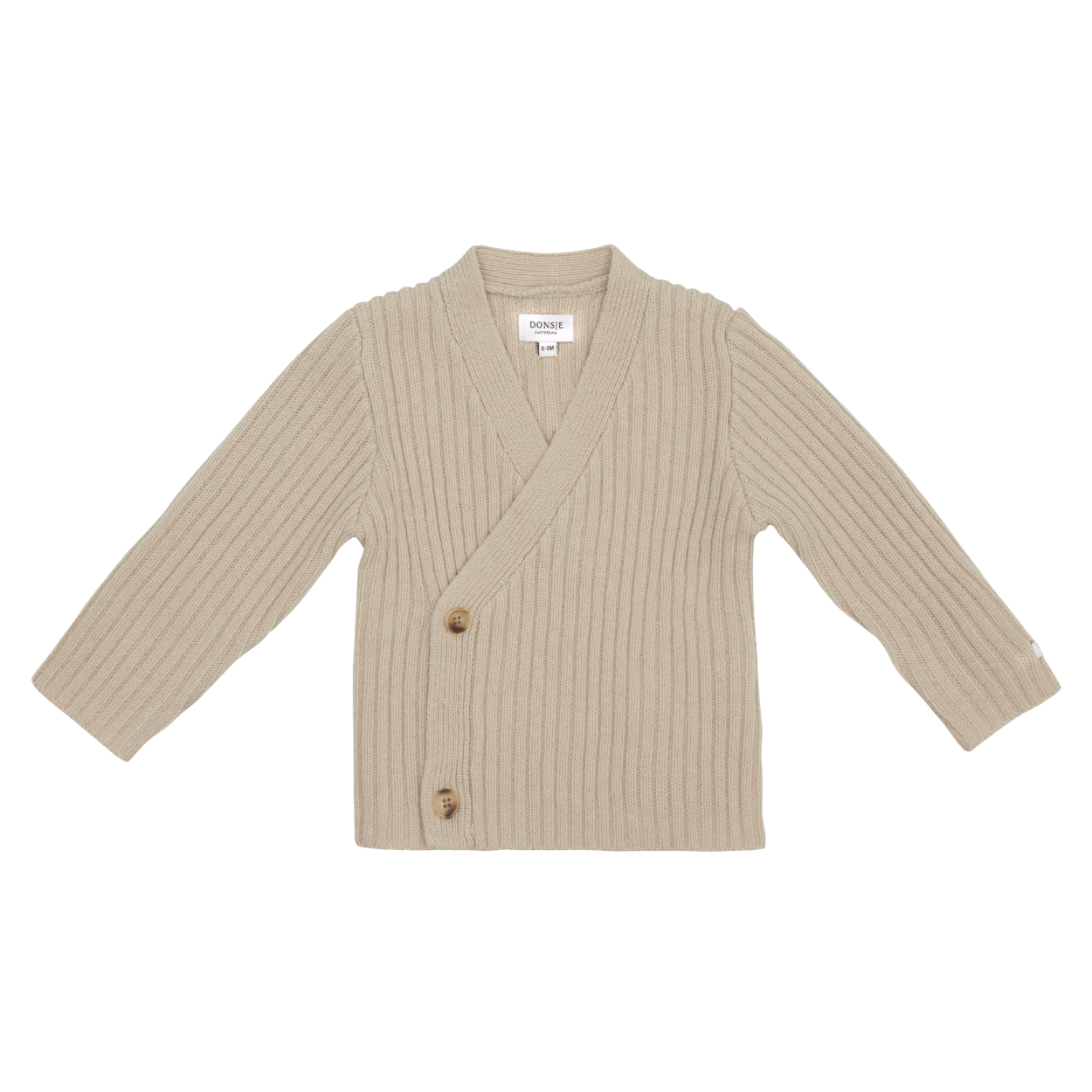 Elo Merino Wool Cardigan | Oyster Grey