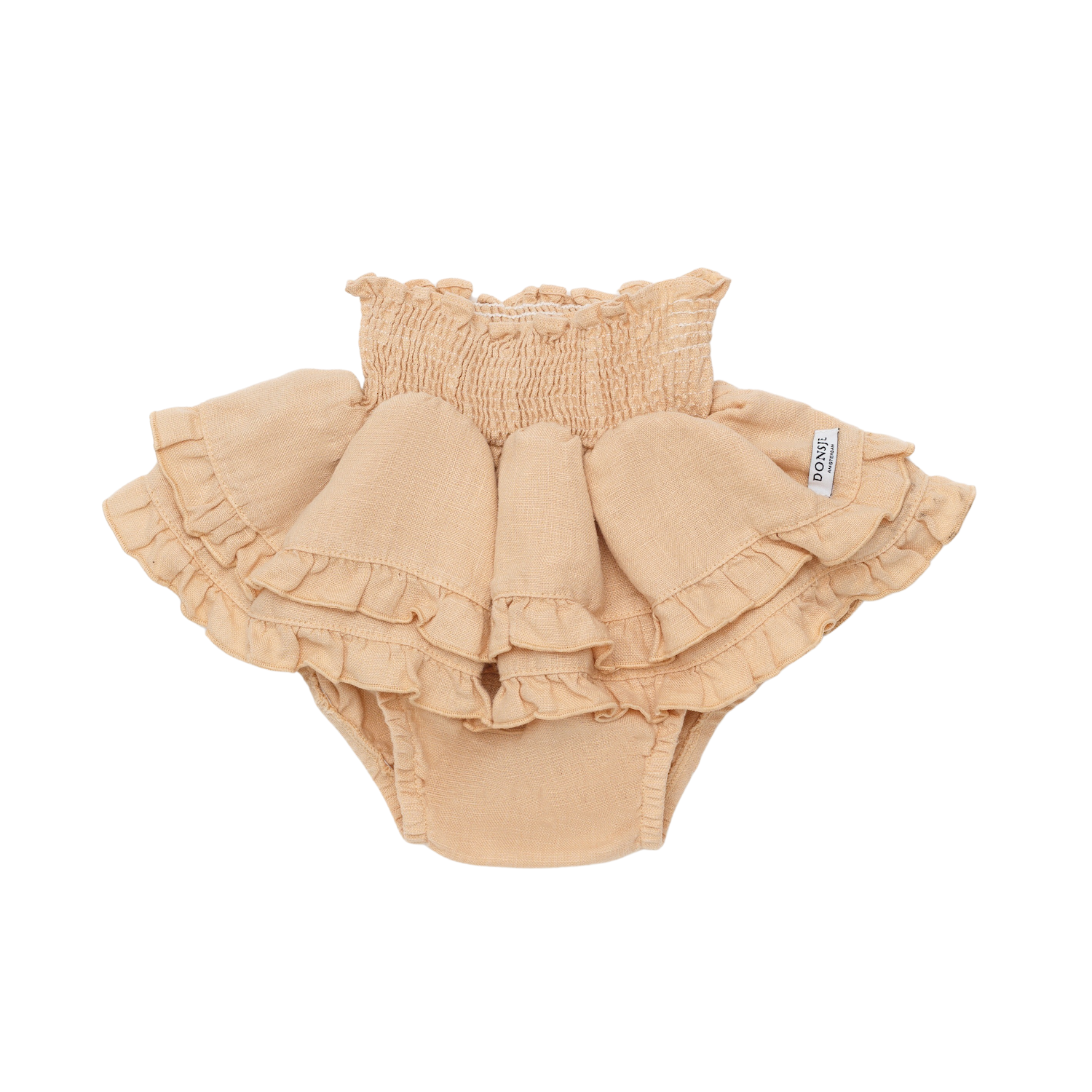 Vaibi Linen Bloomers | Rose Latte