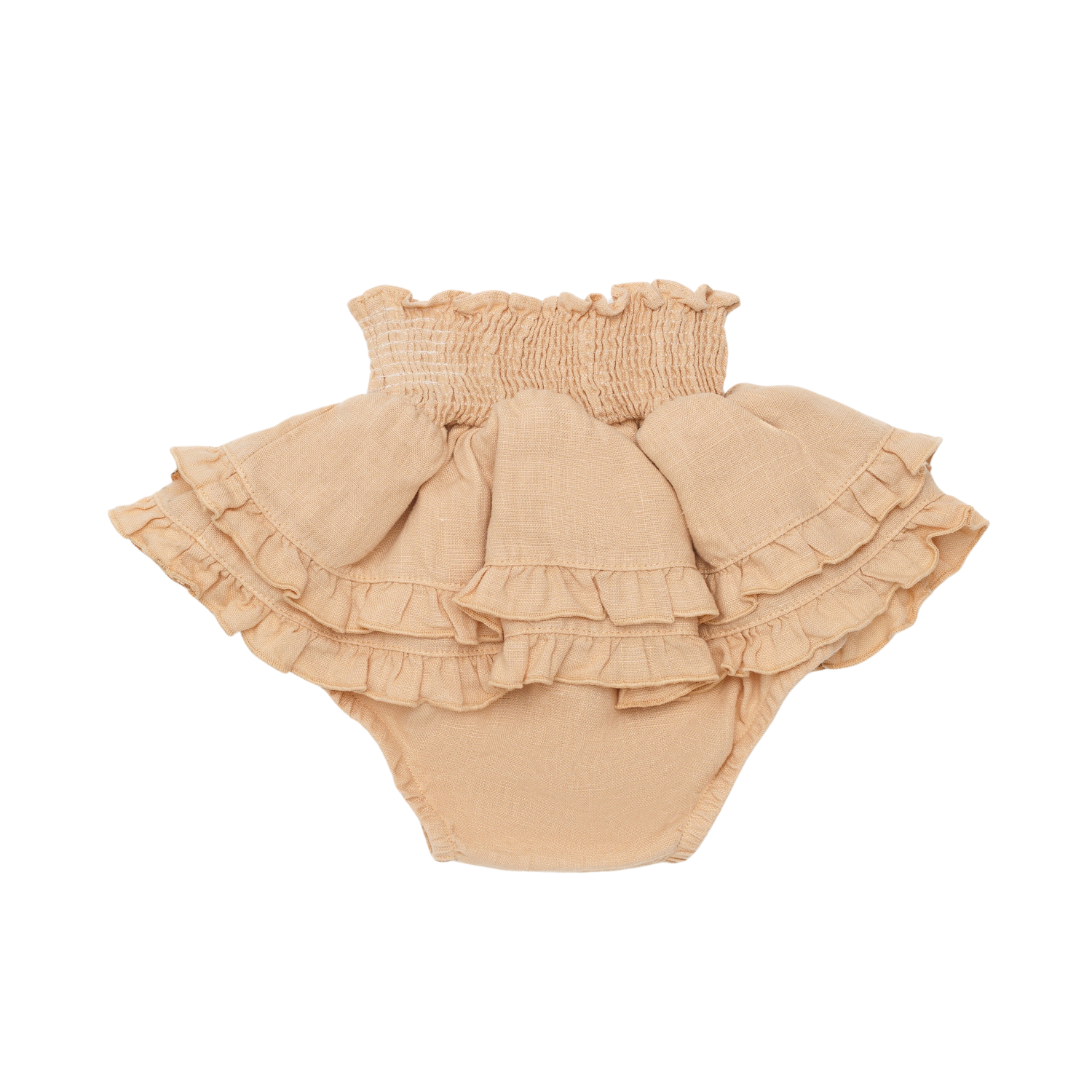 Vaibi Linen Bloomers | Rose Latte
