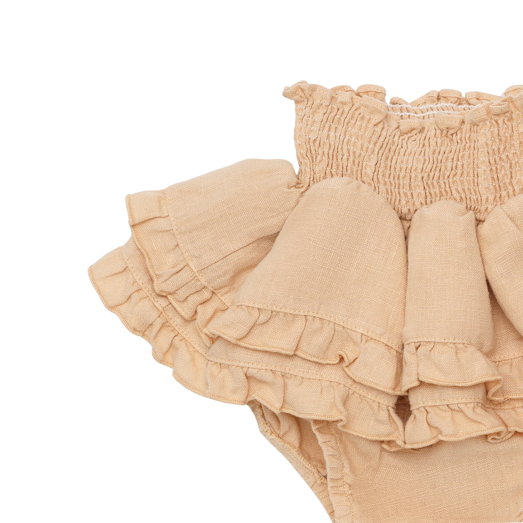 Vaibi Linen Bloomers | Rose Latte
