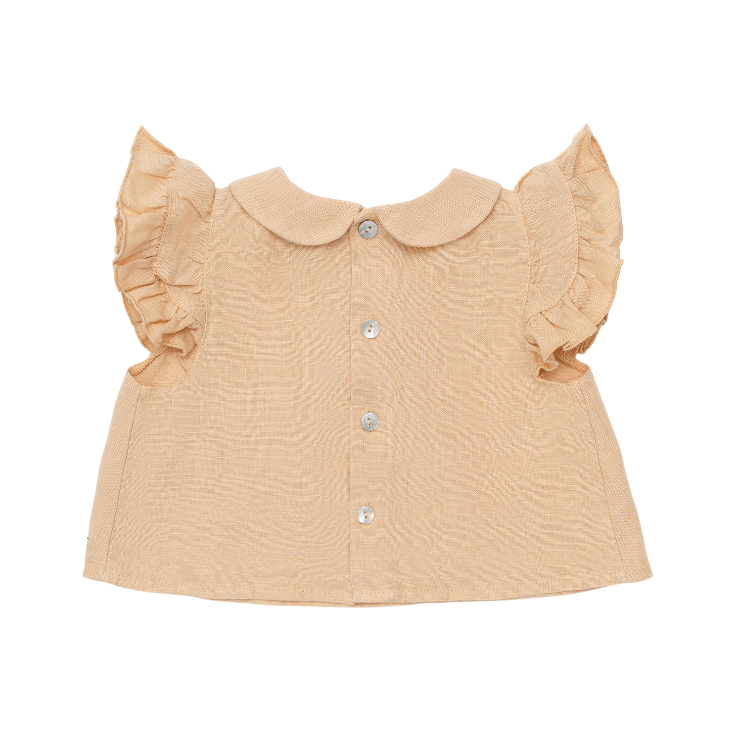 Mimi Linen Blouse | Rose Latte