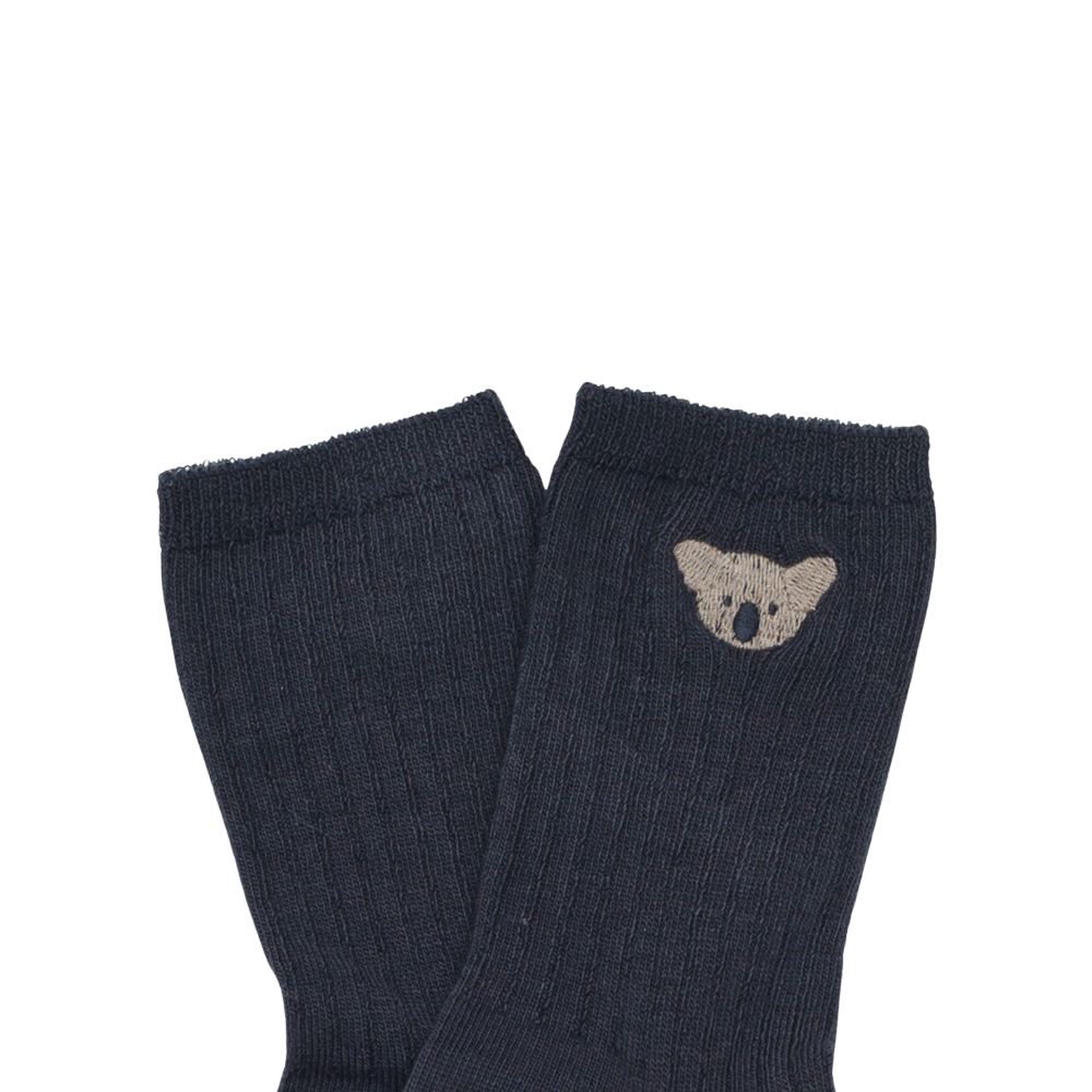 Bell Socks | Koala | Night Blue