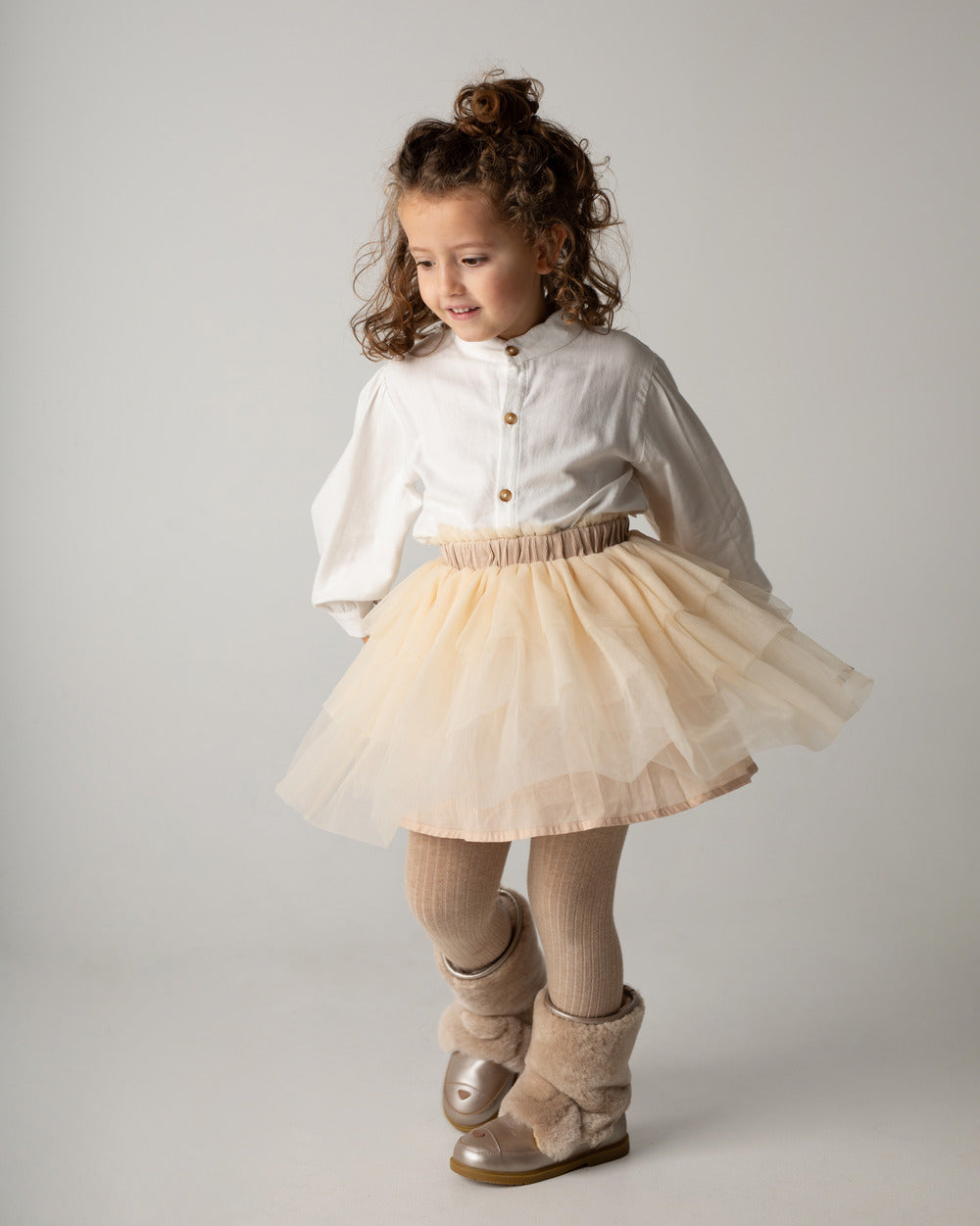 Aly Tights | Hazelnut Melange