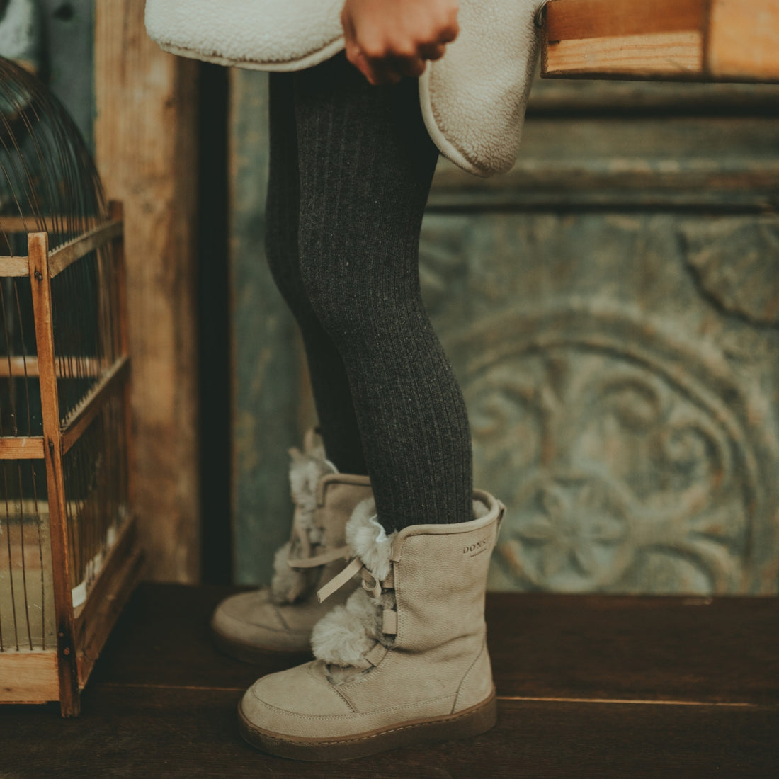 Aly Tights | Dark Grey Melange