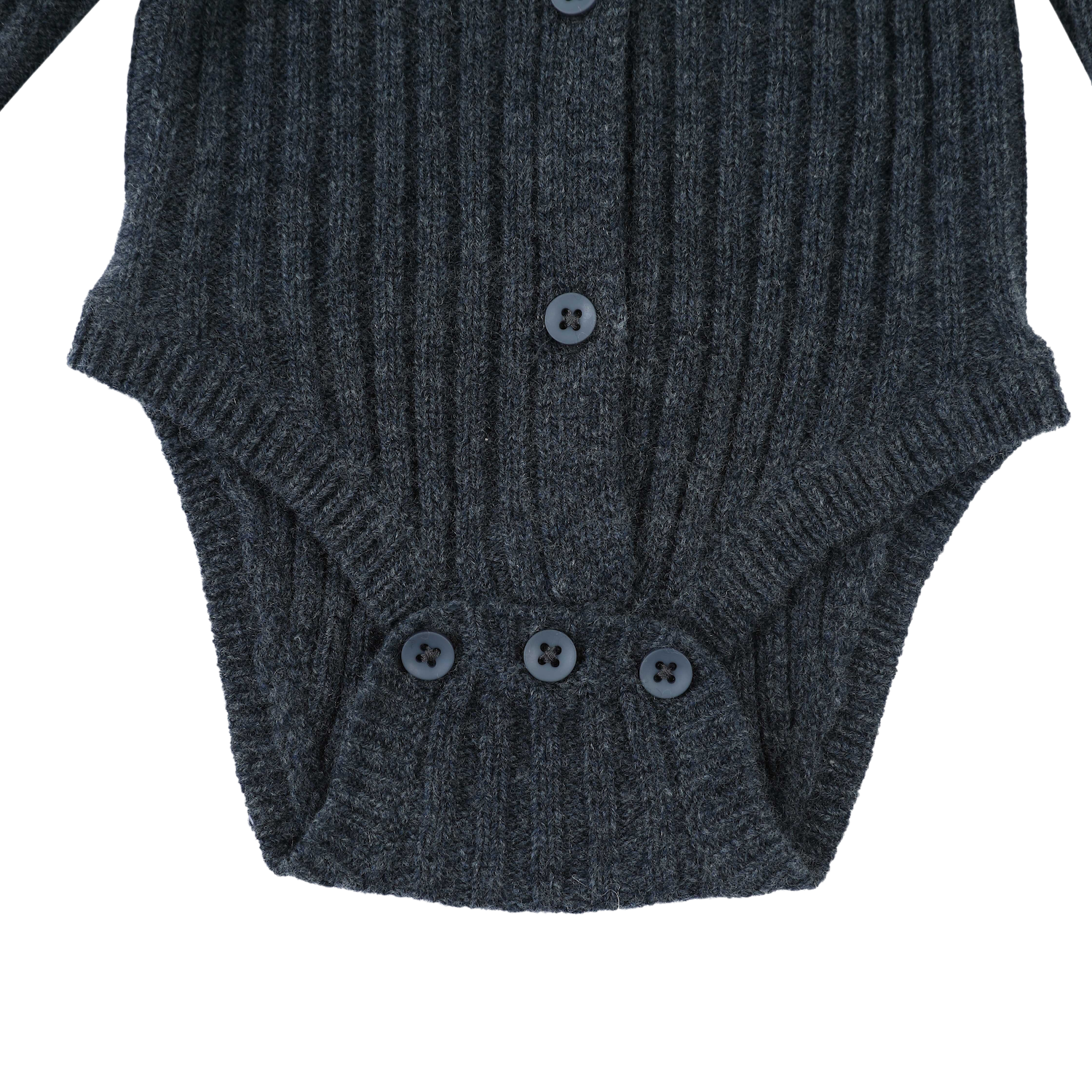 Kees Merino Wool Romper | Dark Navy Melange