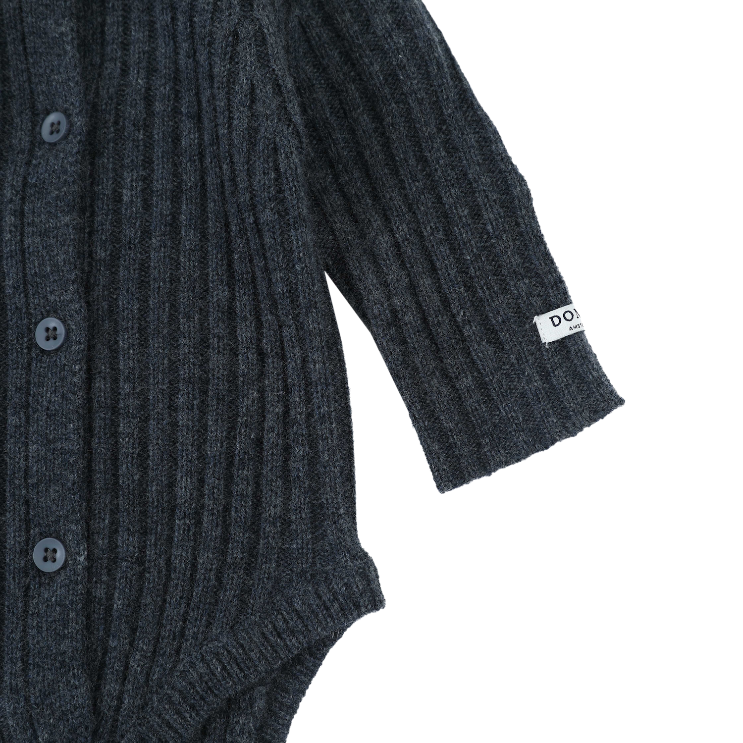 Kees Merino Wool Romper | Dark Navy Melange