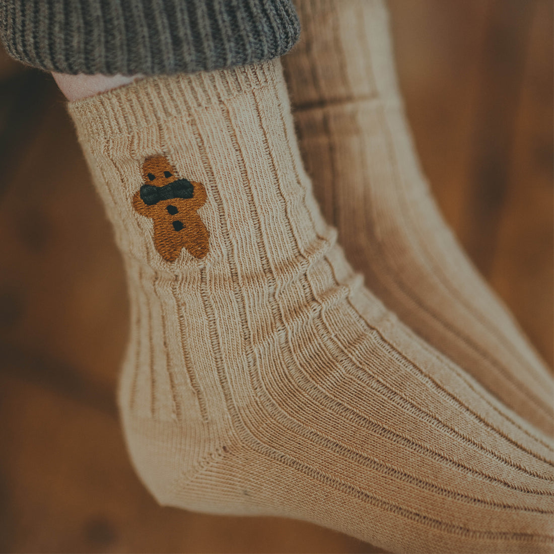 Lala Socks | Gingerbread | Biscuit