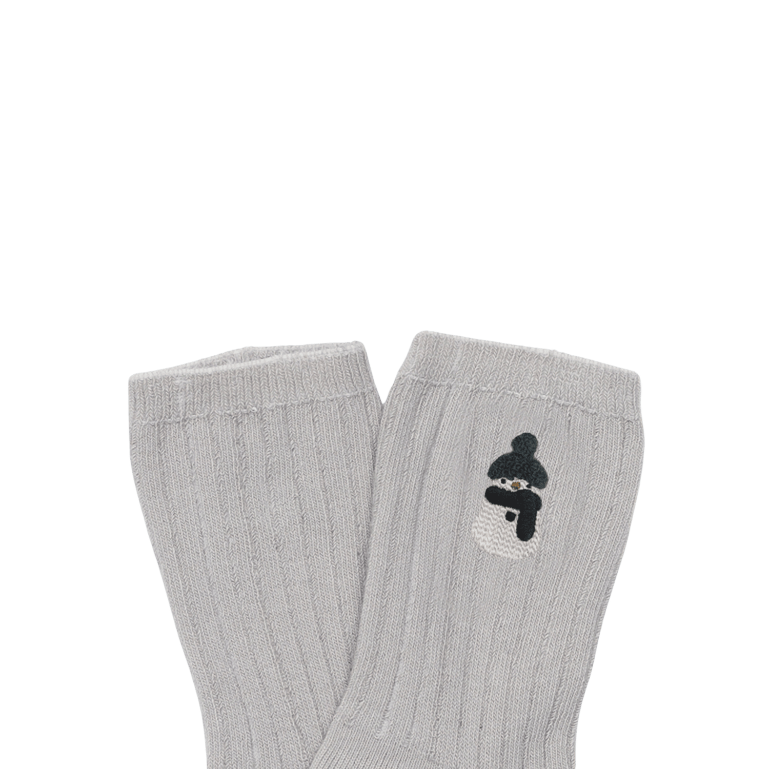 Lala Socks | Snowman | Soft Grey