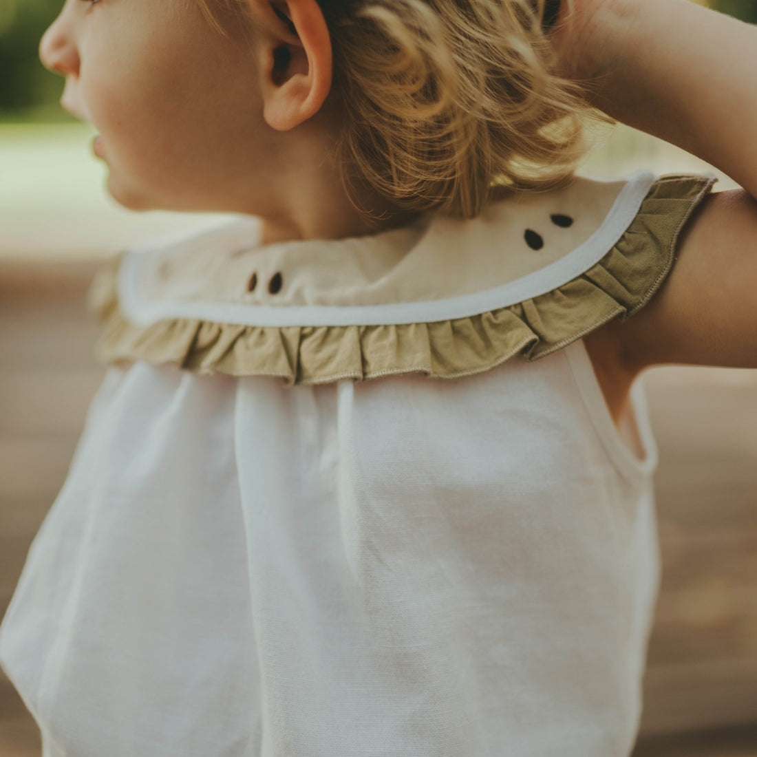 Frutys Blouse | Pear | Crispy White