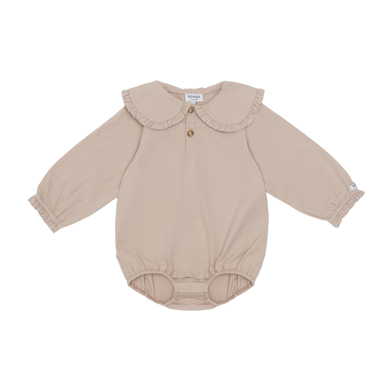nijntje romper katoen met stretch beige