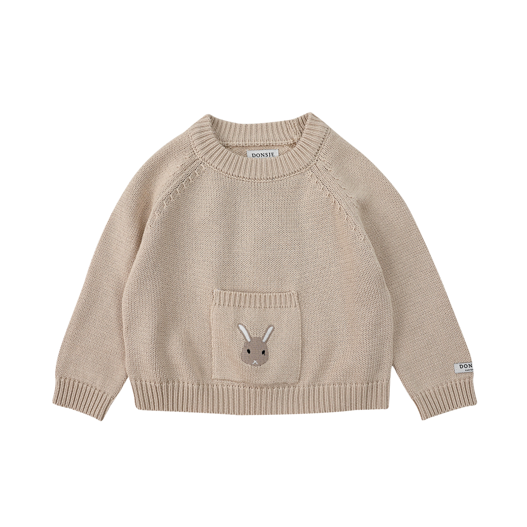 Qoeke Sweater | Bunny | Macaroon