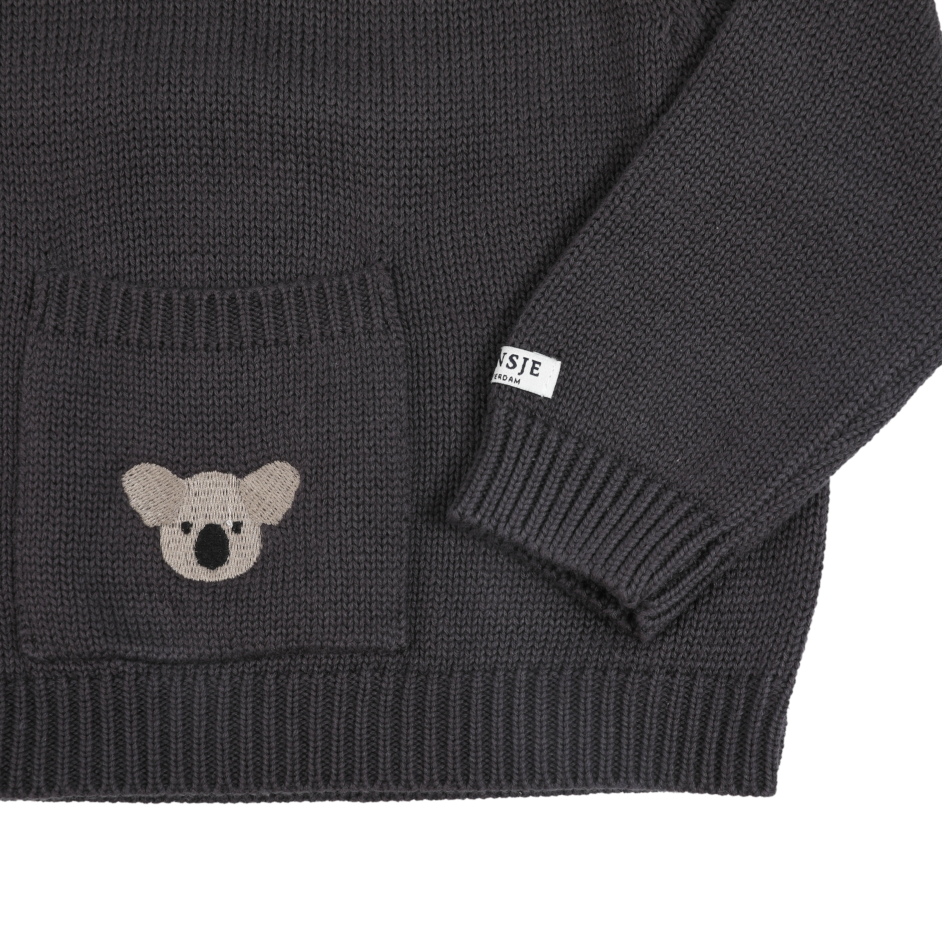 Qoeke Sweater | Koala | Cloudy Grey