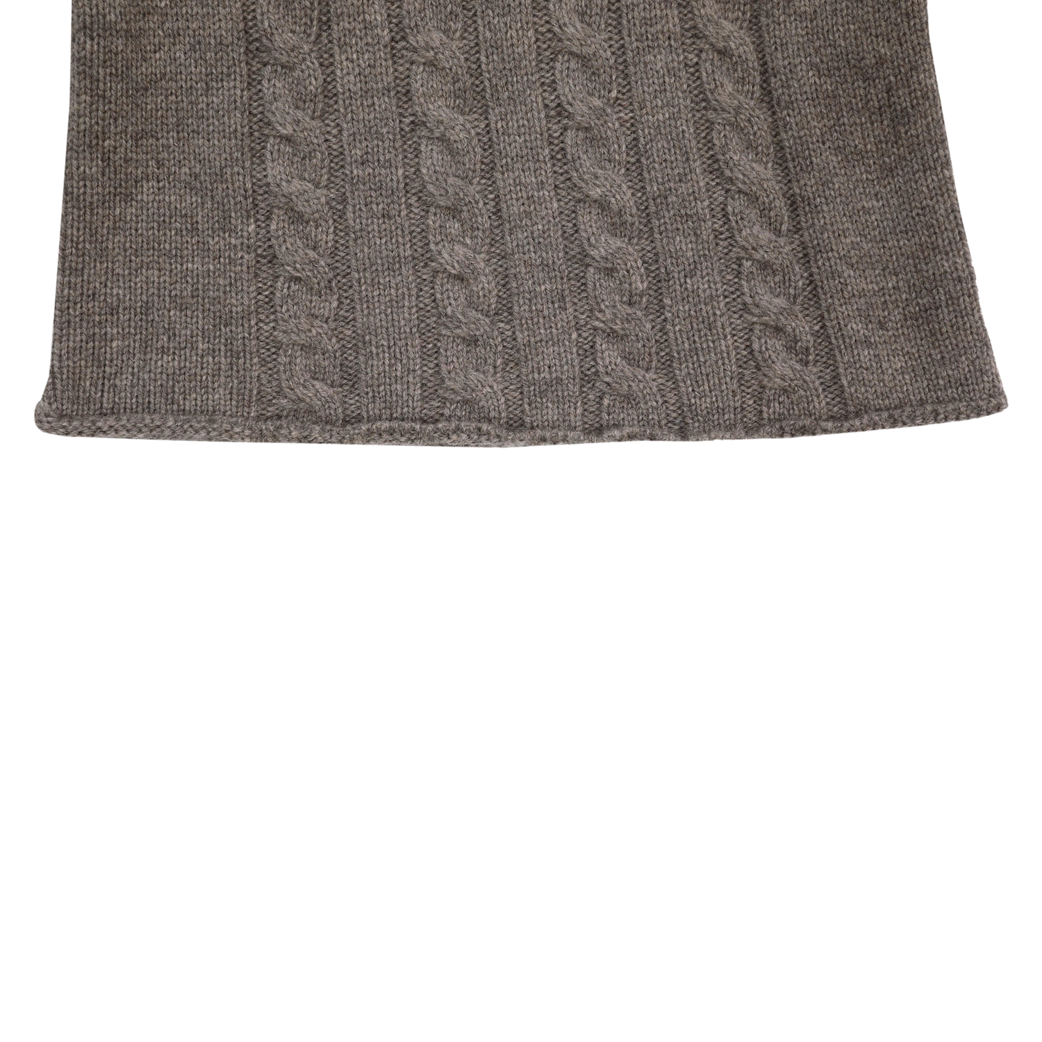 Meri Merino Wool Sweater | Dark Taupe Melange